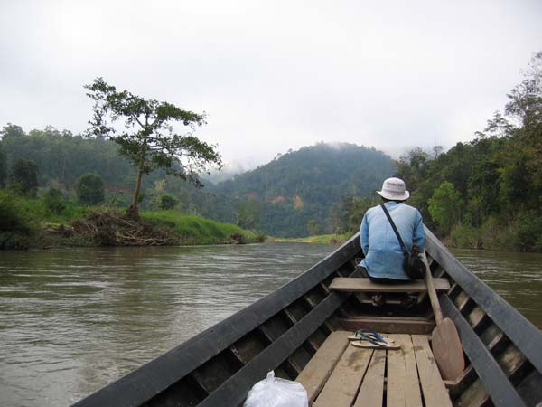 Pai River - Long Tail boat